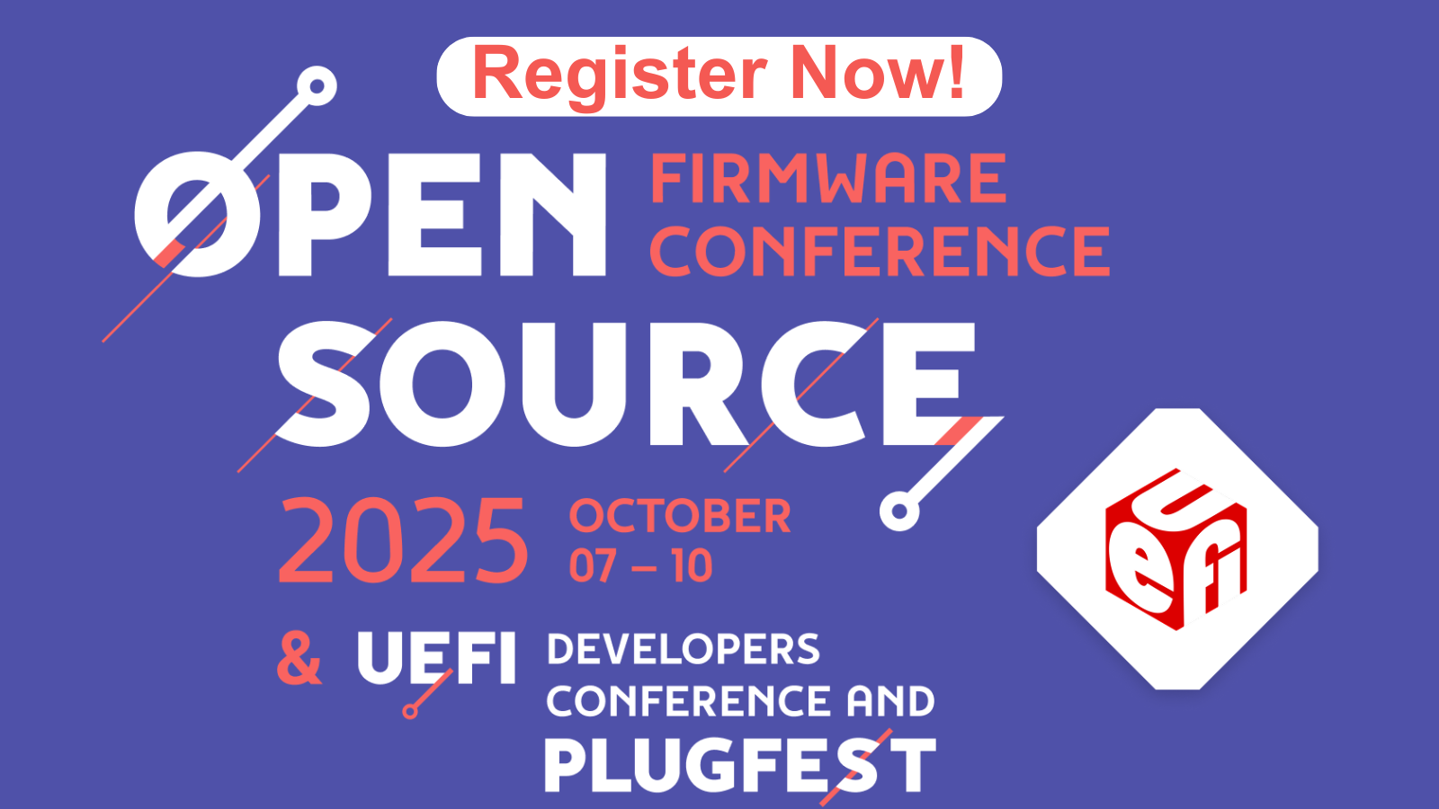 UEFI 2025 Developers Conference and Plugfest â Early Bird Registration Now Open